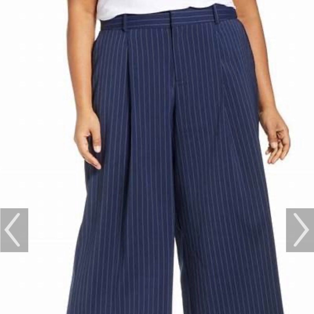 Jason Wu x Eloquii Pinstripe Culottes